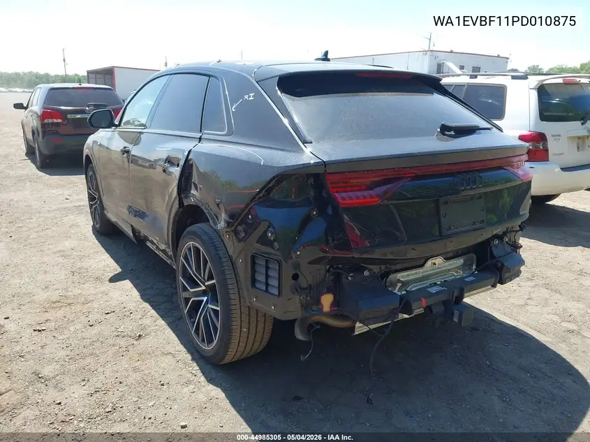 2023 Audi Q8 Premium Plus 55 Tfsi Quattro Tiptronic VIN: WA1EVBF11PD010875 Lot: 44985305