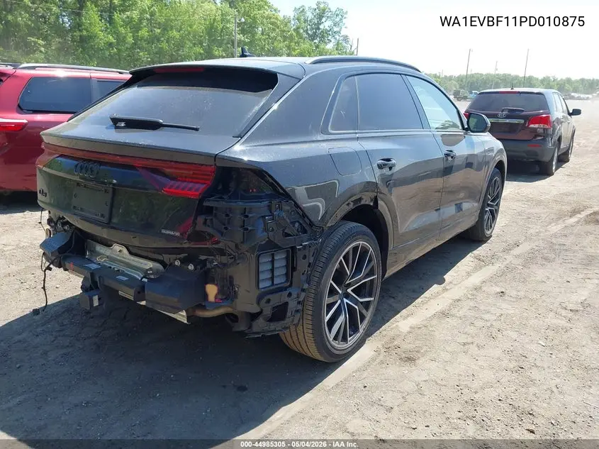 2023 Audi Q8 Premium Plus 55 Tfsi Quattro Tiptronic VIN: WA1EVBF11PD010875 Lot: 44985305