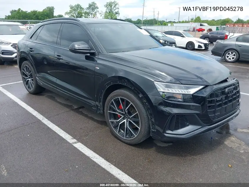 2023 Audi Q8 Prestige 55 Tfsi Quattro Tiptronic VIN: WA1FVBF19PD045278 Lot: 45188399