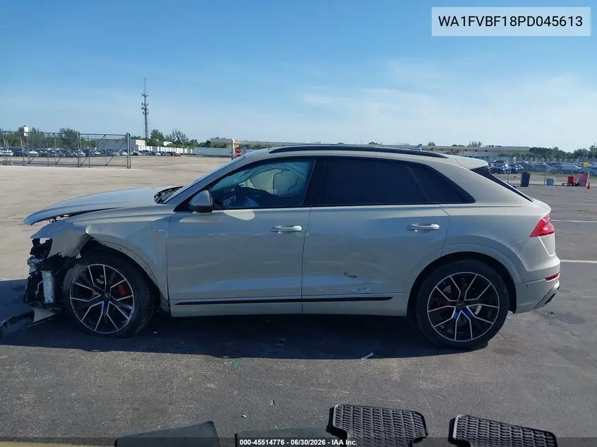 2023 Audi Q8 Prestige 55 Tfsi Quattro Tiptronic VIN: WA1FVBF18PD045613 Lot: 45514776
