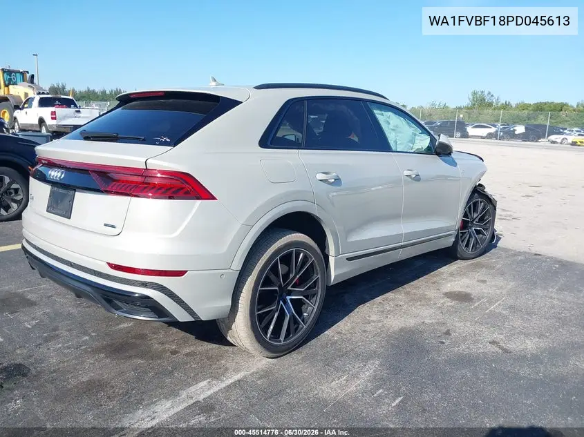 2023 Audi Q8 Prestige 55 Tfsi Quattro Tiptronic VIN: WA1FVBF18PD045613 Lot: 45514776