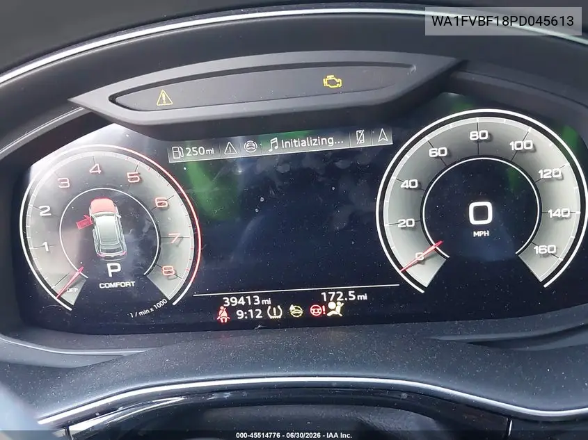 2023 Audi Q8 Prestige 55 Tfsi Quattro Tiptronic VIN: WA1FVBF18PD045613 Lot: 45514776