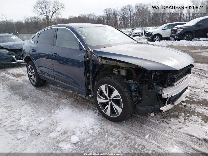 2024 Audi Q8 E-Tron S Line Prestige Quattro VIN: WA1DAAGEXRB020824 Lot: 44257942