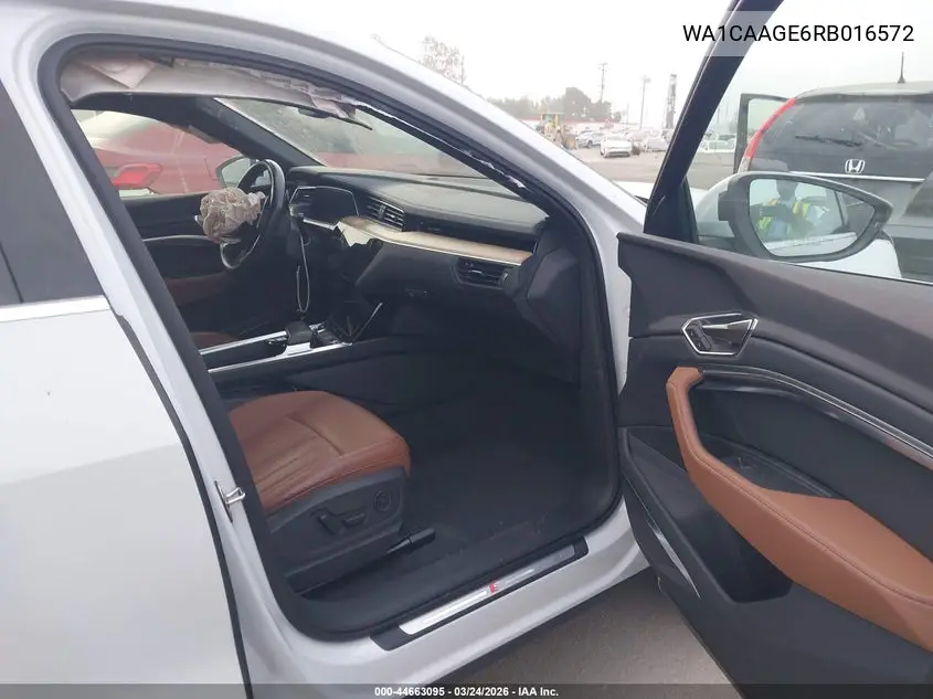 2024 Audi Q8 E-Tron S Line Premium Plus Quattro VIN: WA1CAAGE6RB016572 Lot: 44663095
