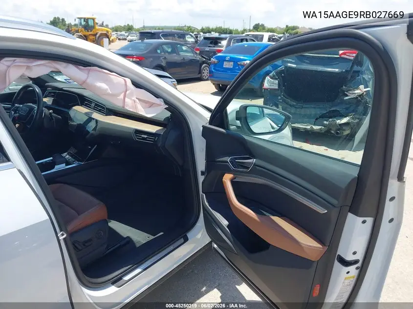 2024 Audi Q8 E-Tron Premium Plus Quattro VIN: WA15AAGE9RB027669 Lot: 45250219
