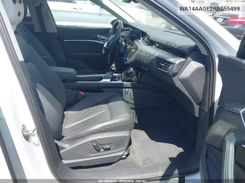 2024 Audi Q8 E-Tron Premium Quattro VIN: WA14AAGE2RB055499 Lot: 45296454