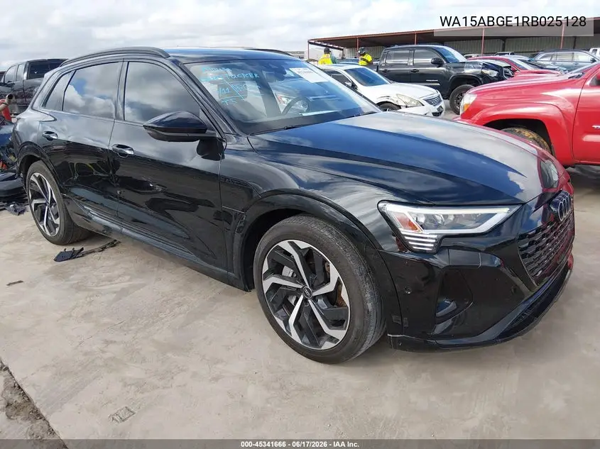 2024 Audi Q8 E-Tron Premium Plus Quattro VIN: WA15ABGE1RB025128 Lot: 45341666
