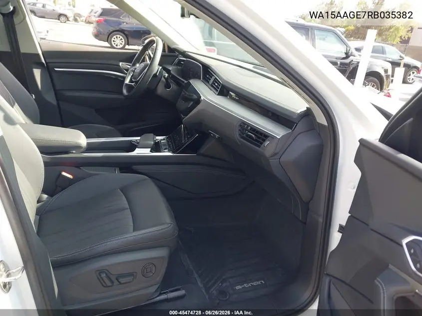 2024 Audi Q8 E-Tron Premium Plus Quattro VIN: WA15AAGE7RB035382 Lot: 45474728