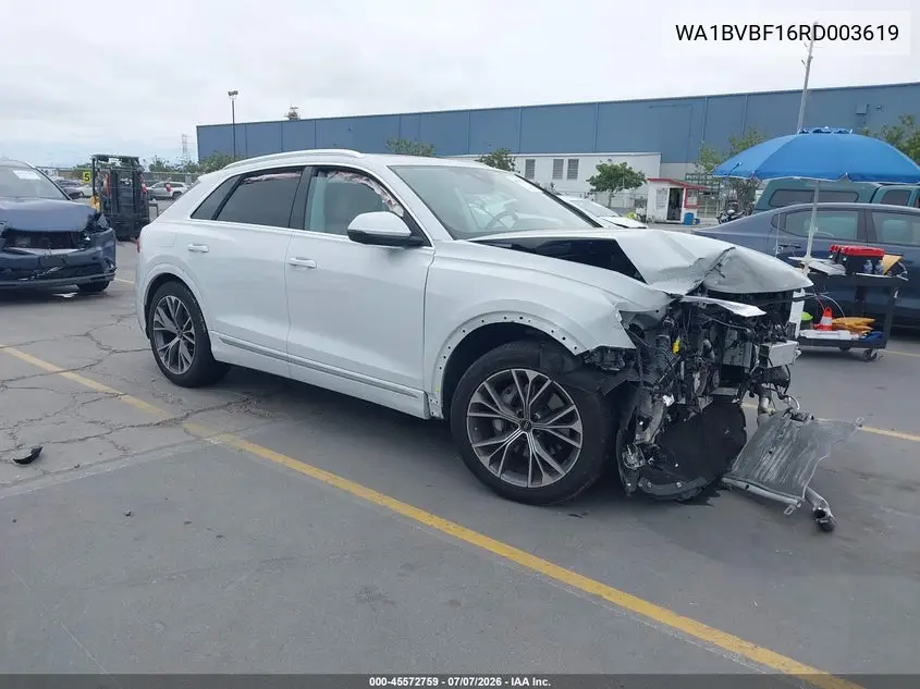 2024 Audi Q8 Premium Plus 55 Tfsi Quattro VIN: WA1BVBF16RD003619 Lot: 45572759