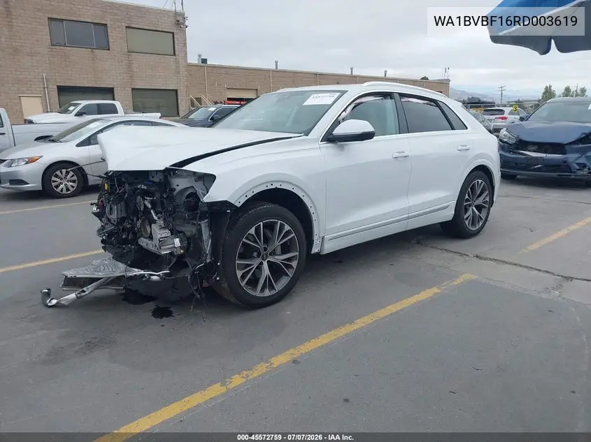 2024 Audi Q8 Premium Plus 55 Tfsi Quattro VIN: WA1BVBF16RD003619 Lot: 45572759