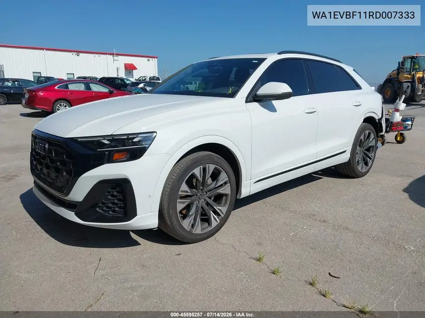 2024 Audi Q8 Premium Plus 55 Tfsi Quattro VIN: WA1EVBF11RD007333 Lot: 45595257
