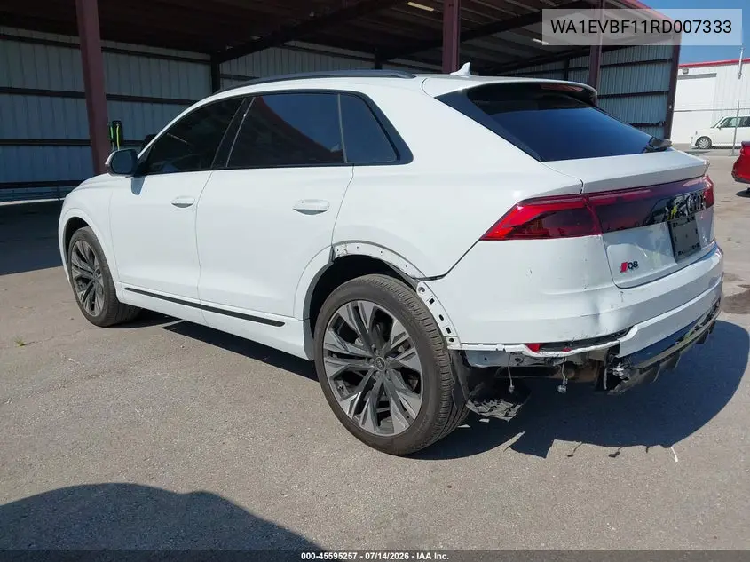 2024 Audi Q8 Premium Plus 55 Tfsi Quattro VIN: WA1EVBF11RD007333 Lot: 45595257