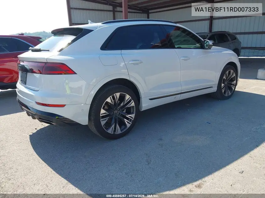 2024 Audi Q8 Premium Plus 55 Tfsi Quattro VIN: WA1EVBF11RD007333 Lot: 45595257