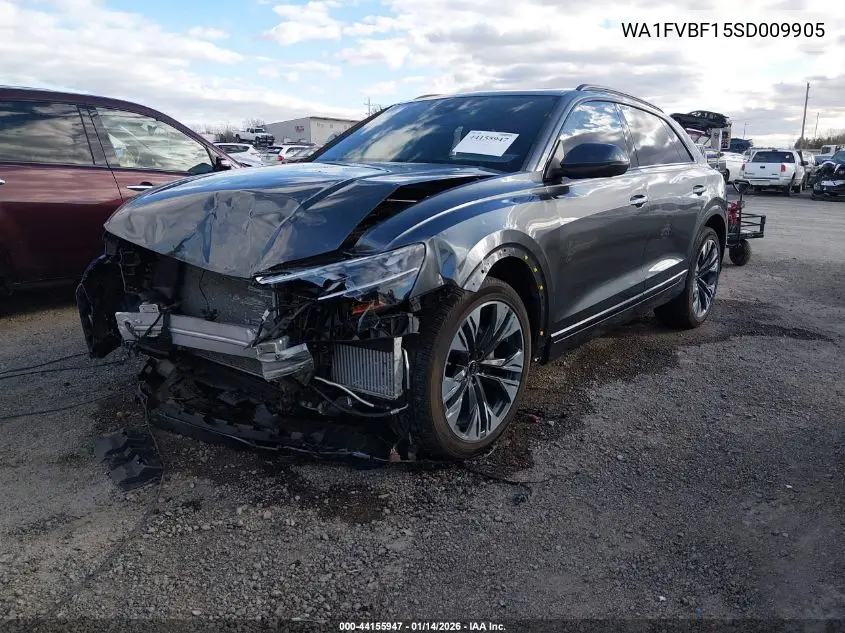 2025 Audi Q8 Prestige 55 Tfsi Quattro VIN: WA1FVBF15SD009905 Lot: 44155947