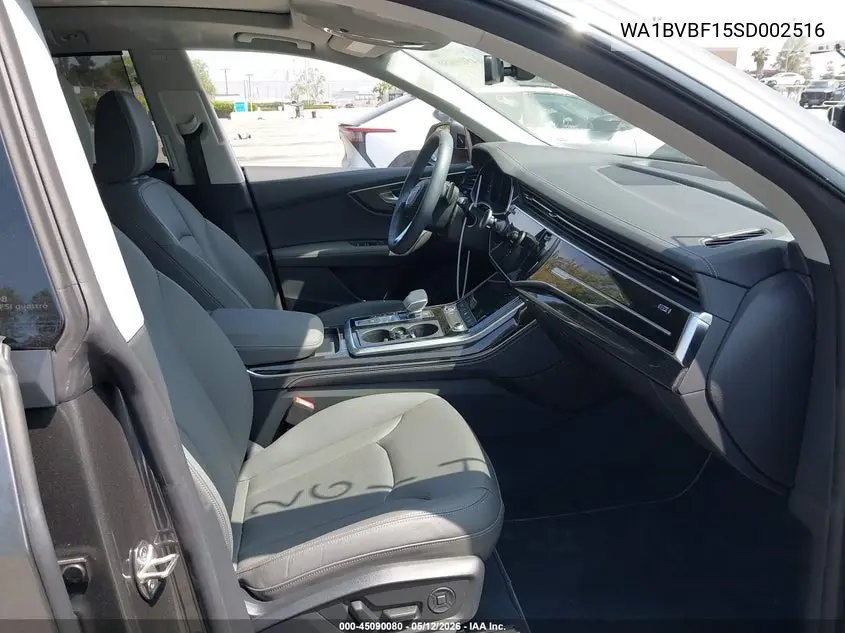 2025 Audi Q8 Premium Plus 55 Tfsi Quattro VIN: WA1BVBF15SD002516 Lot: 45090080