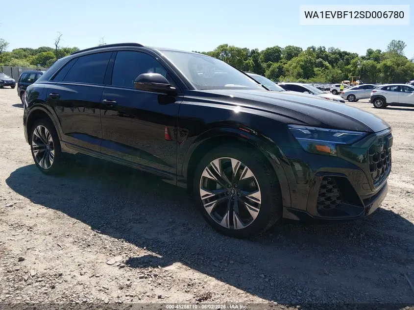 2025 Audi Q8 Premium Plus 55 Tfsi Quattro VIN: WA1EVBF12SD006780 Lot: 45256710