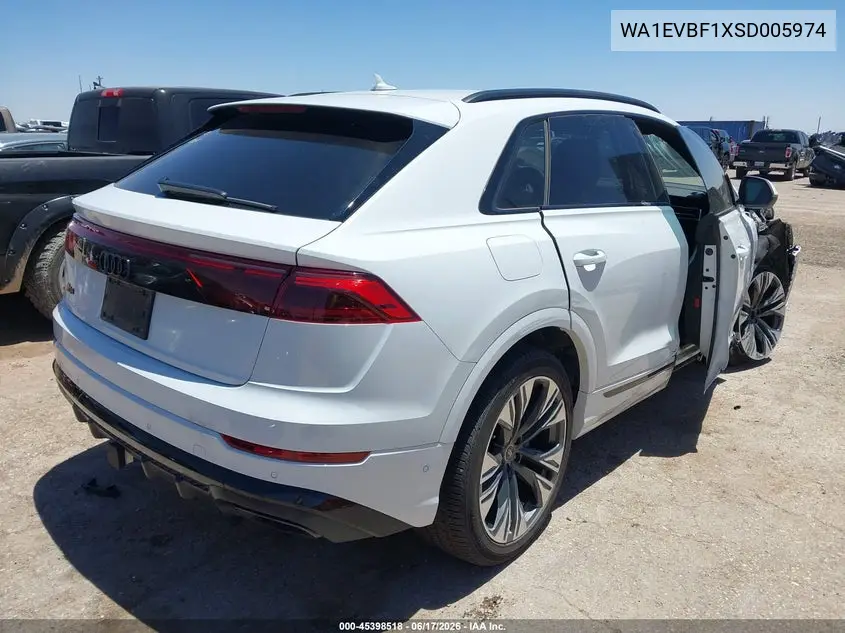 2025 Audi Q8 Premium Plus 55 Tfsi Quattro VIN: WA1EVBF1XSD005974 Lot: 45398518