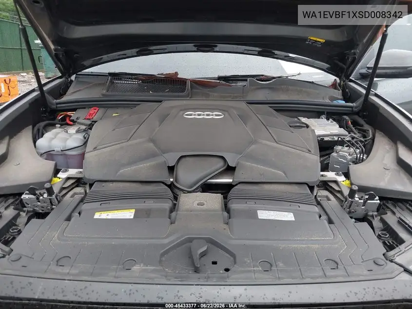 2025 Audi Q8 Premium Plus 55 Tfsi Quattro VIN: WA1EVBF1XSD008342 Lot: 45433377