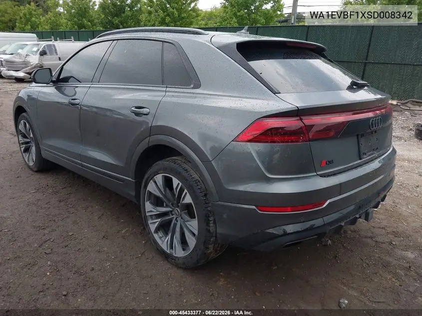 2025 Audi Q8 Premium Plus 55 Tfsi Quattro VIN: WA1EVBF1XSD008342 Lot: 45433377