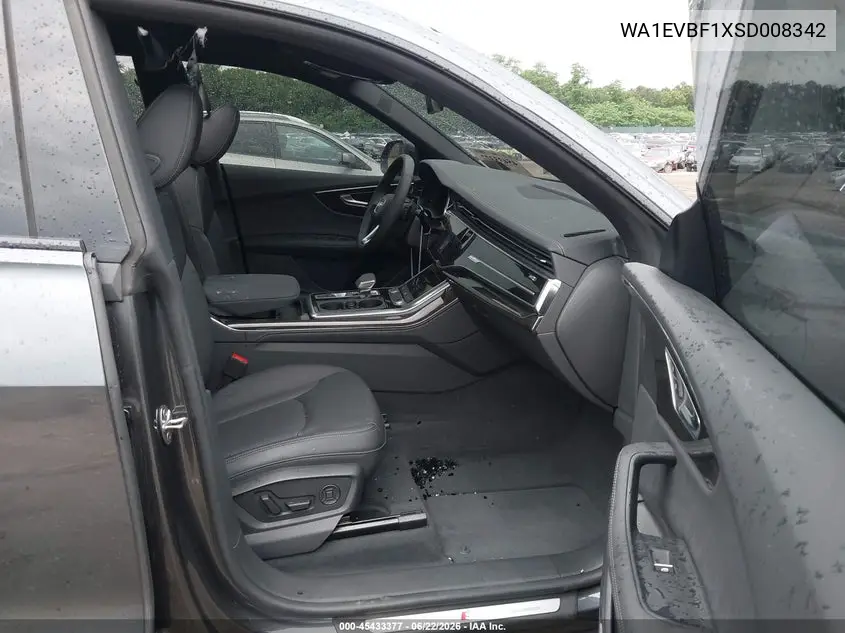 2025 Audi Q8 Premium Plus 55 Tfsi Quattro VIN: WA1EVBF1XSD008342 Lot: 45433377