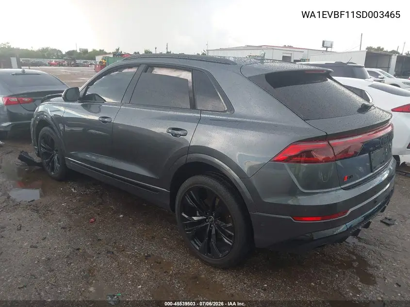 2025 Audi Q8 Premium Plus 55 Tfsi Quattro VIN: WA1EVBF11SD003465 Lot: 45539503