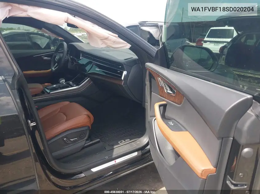 2025 Audi Q8 Prestige 55 Tfsi Quattro VIN: WA1FVBF18SD020204 Lot: 45638051