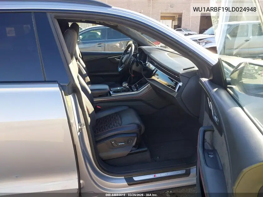 2020 Audi Rs Q8 Tfsi Quattro Tiptronic VIN: WU1ARBF19LD024948 Lot: 44693515