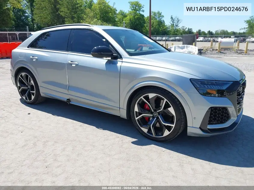 2023 Audi Rs Q8 Tfsi Quattro Tiptronic VIN: WU1ARBF15PD024676 Lot: 45308592