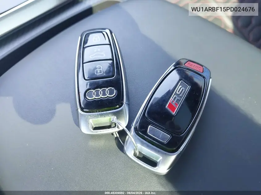 2023 Audi Rs Q8 Tfsi Quattro Tiptronic VIN: WU1ARBF15PD024676 Lot: 45308592