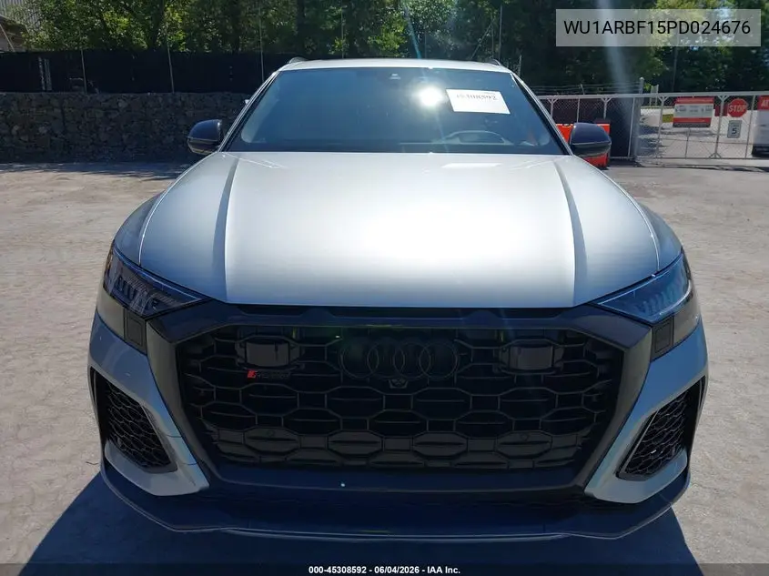 2023 Audi Rs Q8 Tfsi Quattro Tiptronic VIN: WU1ARBF15PD024676 Lot: 45308592
