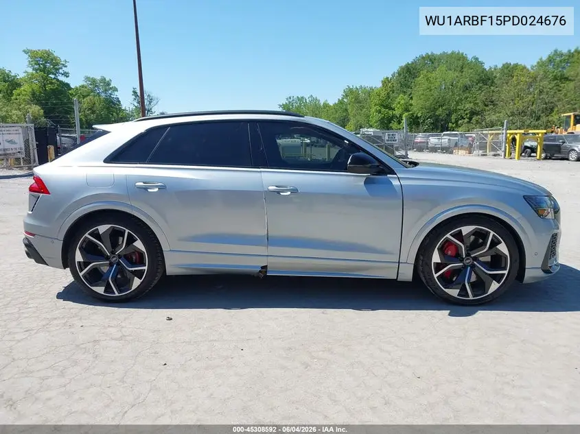 2023 Audi Rs Q8 Tfsi Quattro Tiptronic VIN: WU1ARBF15PD024676 Lot: 45308592