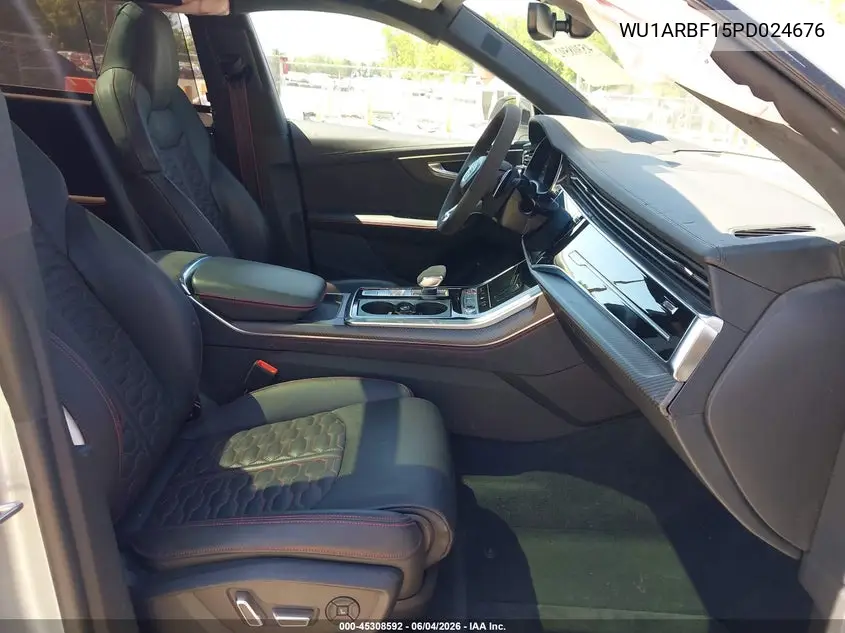 2023 Audi Rs Q8 Tfsi Quattro Tiptronic VIN: WU1ARBF15PD024676 Lot: 45308592