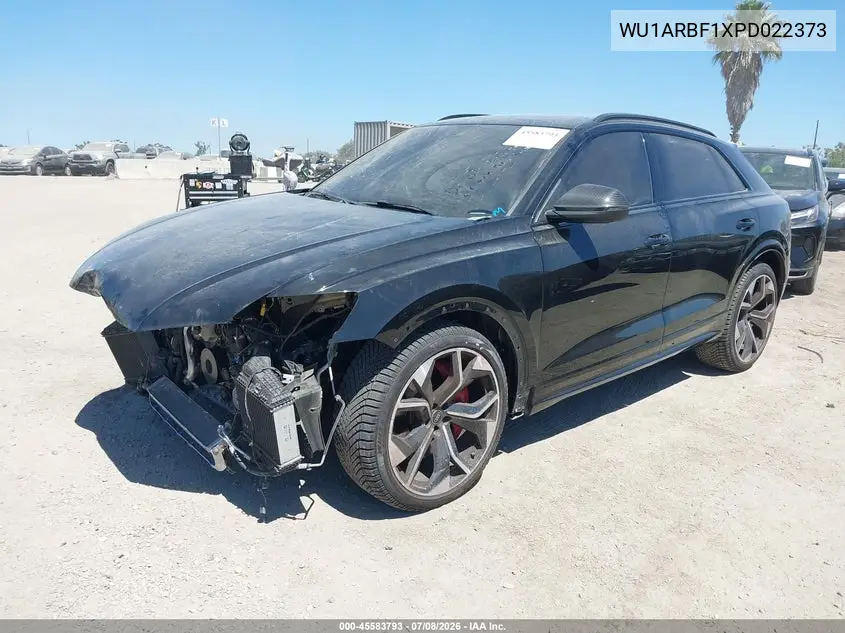 2023 Audi Rs Q8 Tfsi Quattro Tiptronic VIN: WU1ARBF1XPD022373 Lot: 45583793