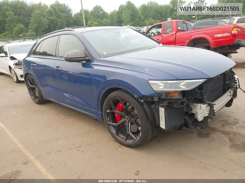 2025 Audi Rs Q8 Quattro Tiptronic VIN: WU1ARBF16SD021505 Lot: 45581239