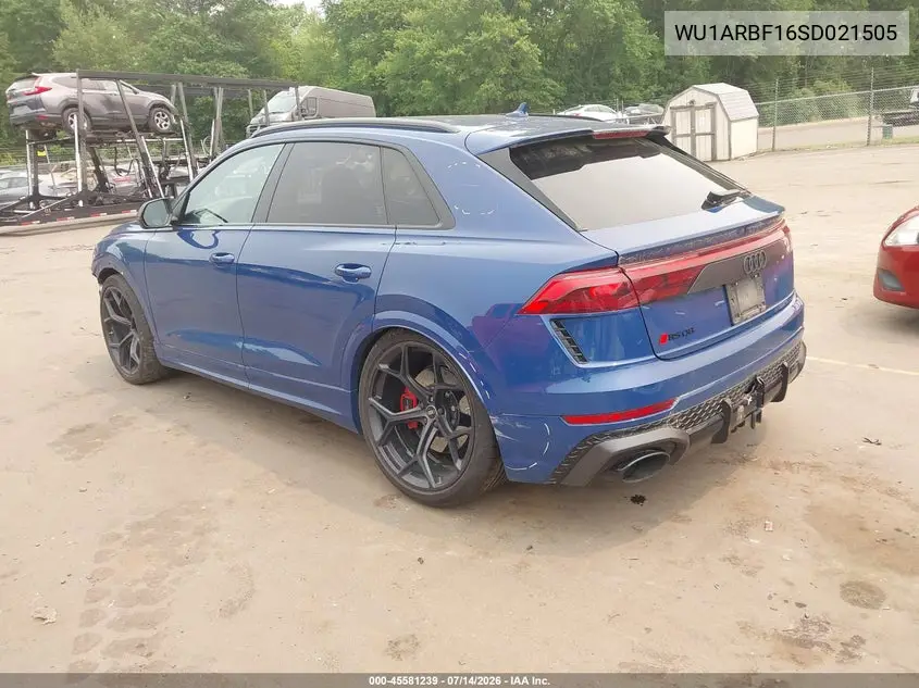 2025 Audi Rs Q8 Quattro Tiptronic VIN: WU1ARBF16SD021505 Lot: 45581239