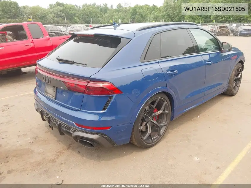 2025 Audi Rs Q8 Quattro Tiptronic VIN: WU1ARBF16SD021505 Lot: 45581239