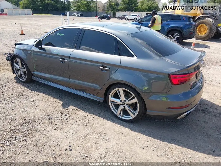 2018 Audi Rs 3 2.5T VIN: WUABWGFF8J1902650 Lot: 45496198