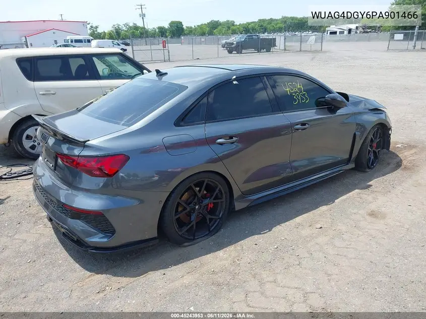 2023 Audi Rs 3 Tfsi Quattro S Tronic VIN: WUAG4DGY6PA901466 Lot: 45243953