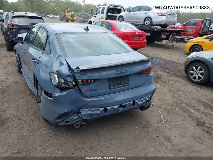 2025 Audi Rs 3 Tfsi Quattro S Tronic VIN: WUAGWDGY3SA909883 Lot: 45053565