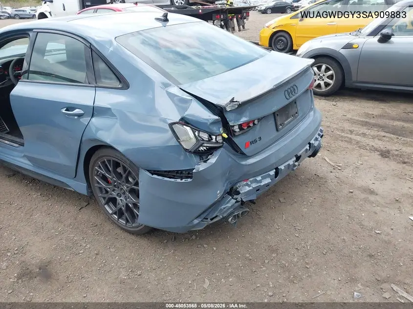 2025 Audi Rs 3 Tfsi Quattro S Tronic VIN: WUAGWDGY3SA909883 Lot: 45053565