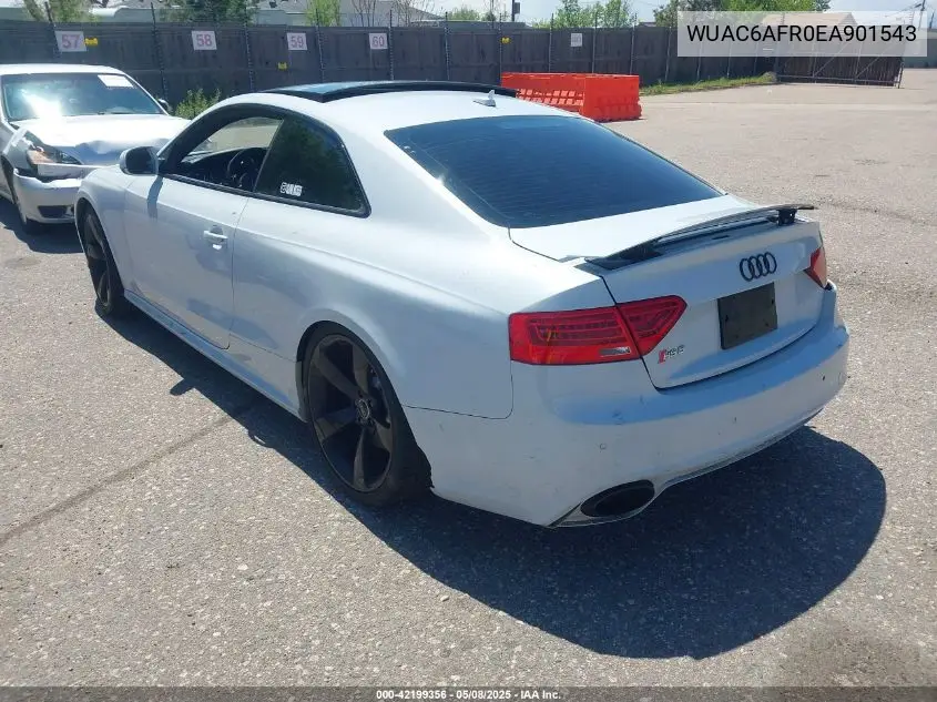 2014 Audi Rs 5 4.2 VIN: WUAC6AFR0EA901543 Lot: 42199356