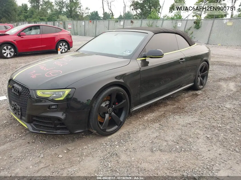 2014 Audi Rs 5 4.2 VIN: WUAC6AFH2EN900751 Lot: 45638112