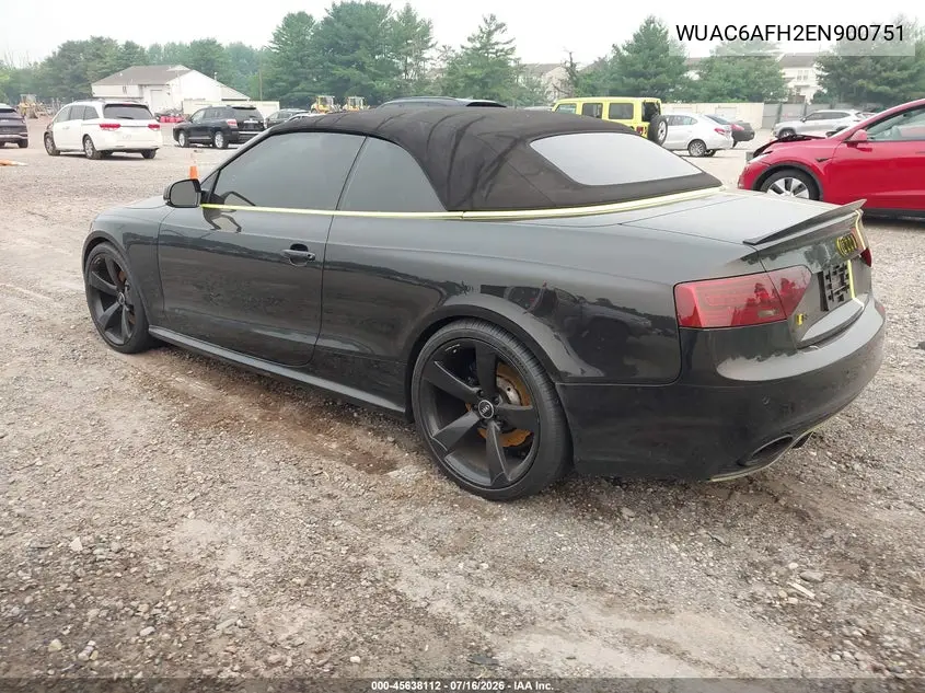 2014 Audi Rs 5 4.2 VIN: WUAC6AFH2EN900751 Lot: 45638112