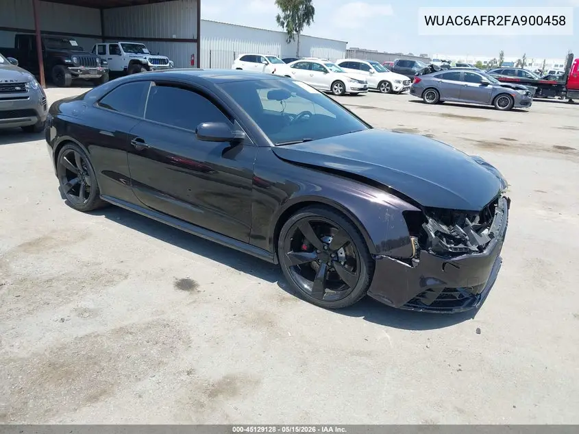 2015 Audi Rs 5 4.2 VIN: WUAC6AFR2FA900458 Lot: 45129128