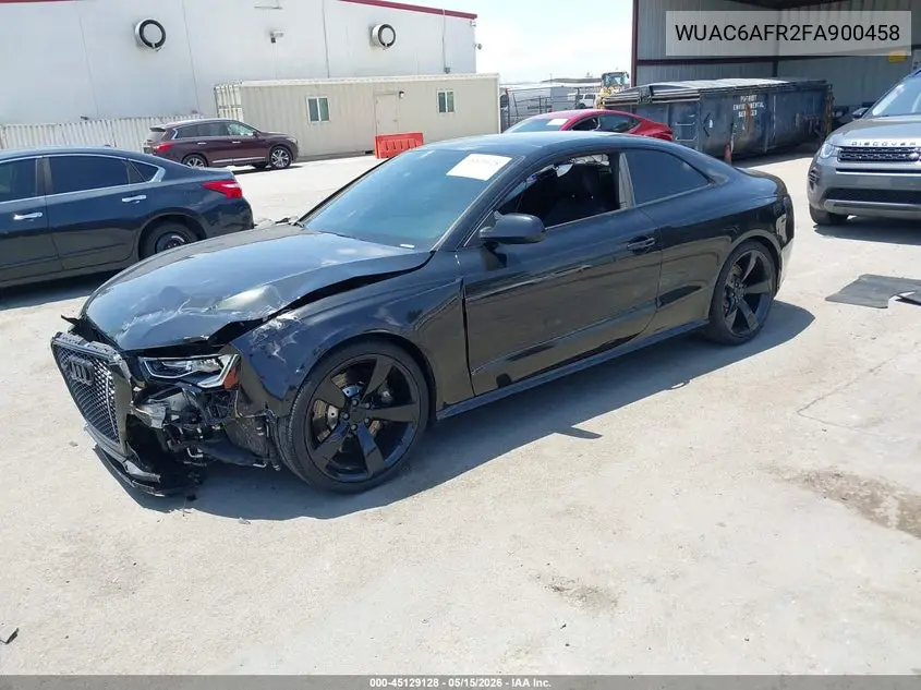 2015 Audi Rs 5 4.2 VIN: WUAC6AFR2FA900458 Lot: 45129128