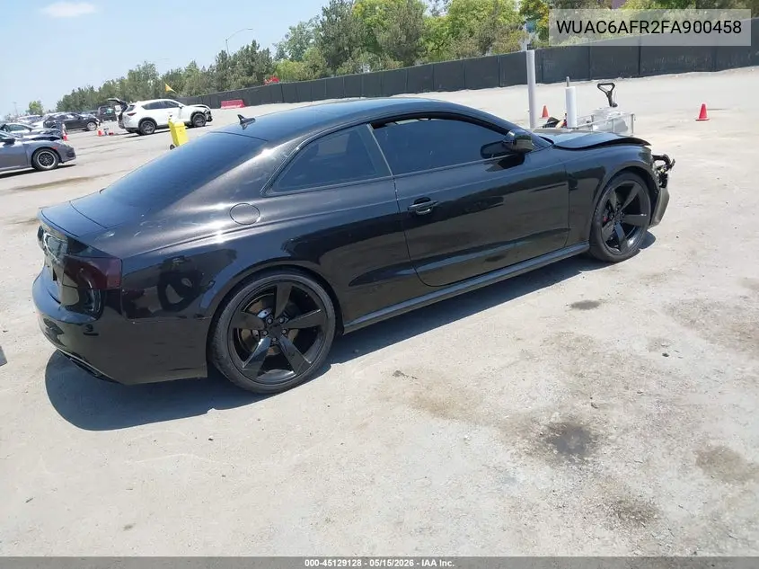 2015 Audi Rs 5 4.2 VIN: WUAC6AFR2FA900458 Lot: 45129128