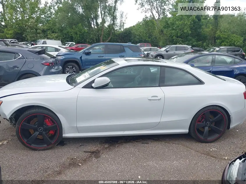 2015 Audi Rs 5 4.2 VIN: WUAC6AFR7FA901363 Lot: 45357089