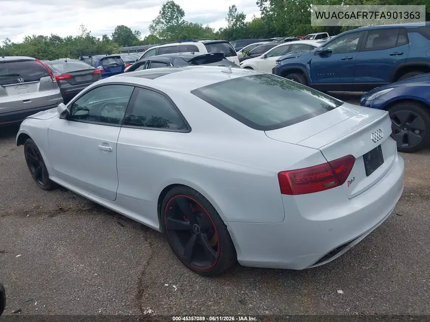 2015 Audi Rs 5 4.2 VIN: WUAC6AFR7FA901363 Lot: 45357089