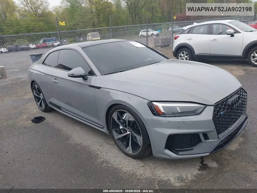 2018 Audi Rs 5 2.9T VIN: WUAPWAF52JA902198 Lot: 45038520