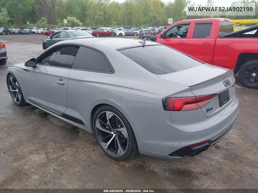 2018 Audi Rs 5 2.9T VIN: WUAPWAF52JA902198 Lot: 45038520